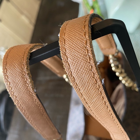 🌺Michael Kors Signature Logo Tote & Wallet Set (Brown) w/Gold Hardware & Chain - Picture 12 of 16